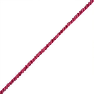 Braided Cords |  Hot Pink Cotton Blend Twisted Cord – 3Mm Braided Cords Braided Cords