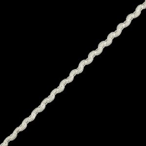 Braided Cords |  Lustrous Ivory Gimp Braided Cording – 0.375" Braided Cords Braided Cords