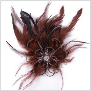 Brooches |  8" X 10" Brown Feather Brooch Brooches Brooches