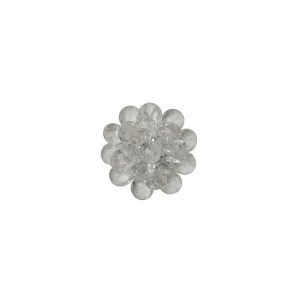 Brooches |  Clear Glass Flower Applique/Brooch – 2" Brooches Brooches