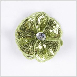 Brooches |  Lime Sequin Flower Brooch Brooches Brooches