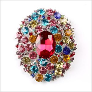 Brooches |  Multicolor Rhinestone Brooch Brooches Brooches