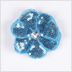 Brooches |  Turquoise Sequin Flower Brooch Brooches Brooches