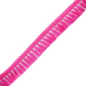 Brush Fringe |  Neon Pink Tassel Fringe – 1.25" Brush Fringe Brush Fringe