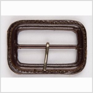 Buckles |  Antique Brown Leather Buckle – 2.625" X 1.75" Buckles Antique