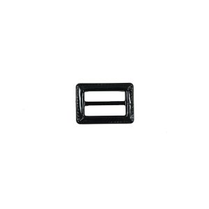 Buckles |  Black Laquered Leather Buckle – 0.75" X 1" Buckles Black