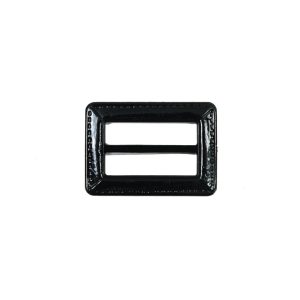 Buckles |  Black Laquered Leather Buckle – 1.5" X 1" Buckles Black