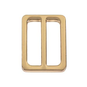 Buckles |  Bright Gold Rectangular Metal Slider – 1.25" X 1" Buckles Buckles