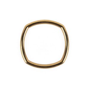 Buckles |  Bright Gold Rounded Square Metal Ring – 25Mm Buckles Buckles