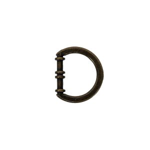 Buckles |  Bronze Cast Metal Rounded D-Ring – 15Mm Buckles Bronze