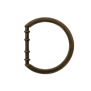 Buckles |  Bronze Cast Metal Rounded D-Ring – 25Mm Buckles Bronze