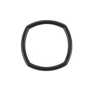 Buckles |  Carbon Rounded Square Metal Ring – 25Mm Buckles Buckles