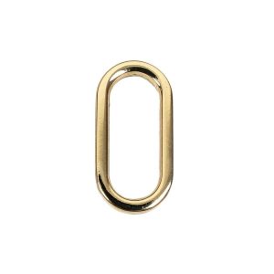 Buckles |  Gold Metal Oval Ring – 1" X 0.375" Buckles Buckles