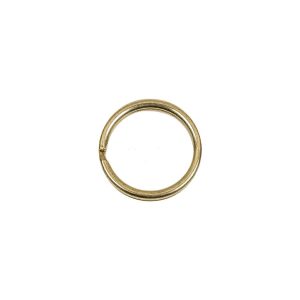 Buckles |  Gold Metal Split Keychain Ring – 0.5" Buckles Buckles