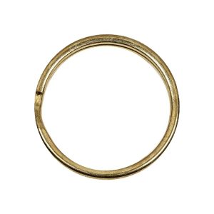 Buckles |  Gold Metal Split Keychain Ring – 1.0625" Buckles Buckles