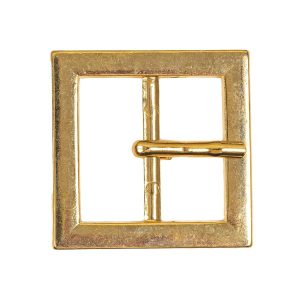 Buckles |  Gold Square Frame Metal Buckle – 1.375" X 1.375" Buckles Buckles