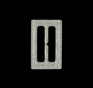 Buckles |  Ivory Rectangular Plastic Buckle – 2" Buckles Buckles