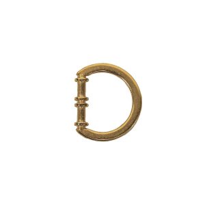 Buckles |  Matte Gold Cast Metal Rounded D-Ring – 15Mm Buckles Buckles