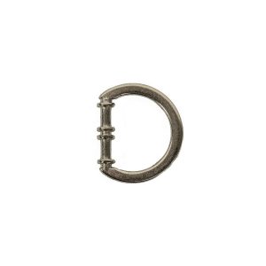 Buckles |  Matte Nickel Cast Metal Rounded D-Ring – 15Mm Buckles Buckles