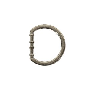 Buckles |  Matte Nickel Cast Metal Rounded D-Ring – 20Mm Buckles Buckles