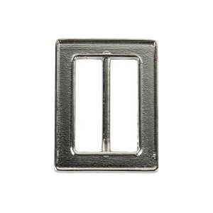 Buckles |  Nickel Hammered And Scored Textural Rectangular Slider – 36Mm Buckles Buckles