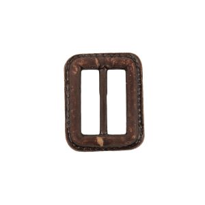 Buckles |  Saddle Faux Leather Slider – 1.5" L X 1.125" W Buckles Buckles