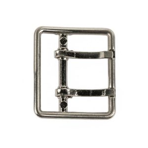 Buckles |  Satin Nickel Double Tongue Metal Buckle – 36Mm Buckles Buckles