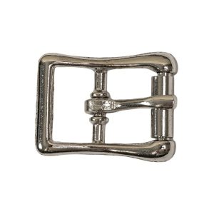 Buckles |  Silver Bent Organic Rectangle Metal Buckle – 1" X 1.25" Buckles Buckles