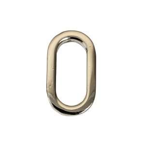 Buckles |  Silver Metal Oval Ring – 1" X 0.5" Buckles Buckles