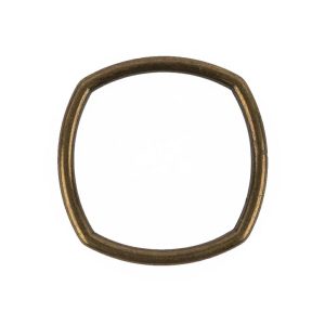 Buckles |  Weathered Gold Rounded Square Metal Ring – 30Mm Buckles Buckles