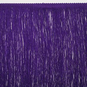 Chainette Fringe |  16" Purple Chainette Fringe Trim Chainette Fringe Chainette Fringe