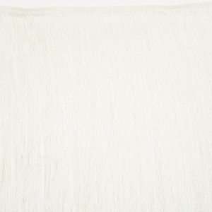 Chainette Fringe |  24" Ecru Chainette Fringe Trim Chainette Fringe Beige,Ecru