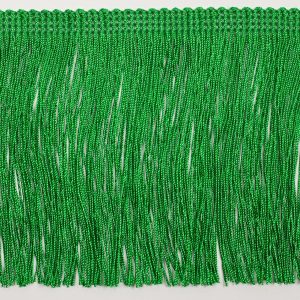 Chainette Fringe |  4" Green Chainette Fringe Trim Chainette Fringe Chainette Fringe