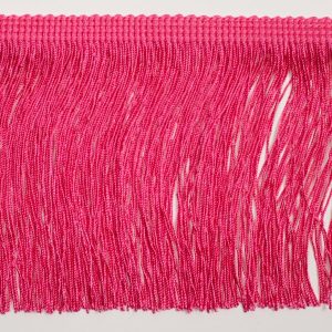 Chainette Fringe |  4" Pink Chainette Fringe Trim Chainette Fringe Chainette Fringe