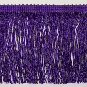 Chainette Fringe |  4" Purple Chainette Fringe Trim Chainette Fringe Chainette Fringe