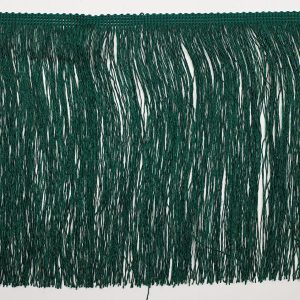 Chainette Fringe |  8" Emerald Green Chainette Fringe Trim Chainette Fringe Chainette Fringe