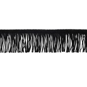 Chainette Fringe |  Black Chainette Fringe – 2" Chainette Fringe Chainette Fringe