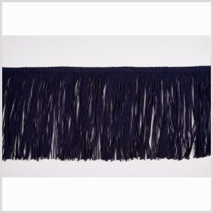 Chainette Fringe |  Navy Chainette Fringe – 6" Chainette Fringe Chainette Fringe