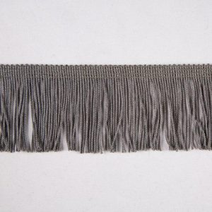 Chainette Fringe |  Pewter Chainette Fringe – 2" Chainette Fringe Chainette Fringe