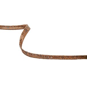 Cords With Lip |  Brown Faux Snakeskin Piping – 0.375" Cords Brown