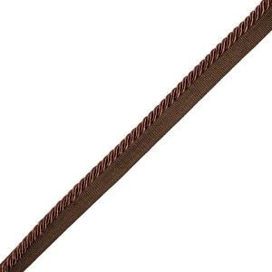 Cords With Lip |  Chocolate Cotton Blend Twisted Cord Trim – 0.25" Cords Chocolate