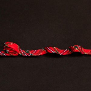 Cords With Lip |  Red, Green And Yellow Plaid Bias Piping Cord With Lip – 0.375" Cords Cords With Lip