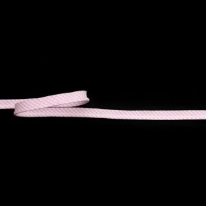 Cords With Lip |  White And Pink Checkered Bias Piping Cord With Lip – 0.375" Cords Cords With Lip