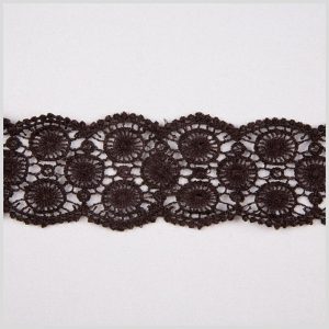 Cotton Lace Trim |  Brown Lace Cotton Lace Trim Brown