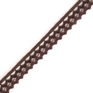 Crochet Lace Trim |  0.75" Brown Crochet Trim Crochet Lace Trim Brown