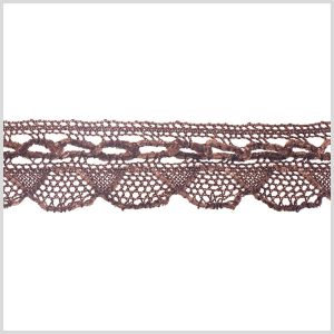 Crochet Lace Trim |  1.5" Brown Crochet Trim Crochet Lace Trim Brown