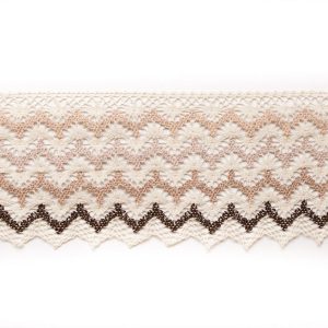 Crochet Lace Trim |  5" Beige Crochet Trim Crochet Lace Trim Beige