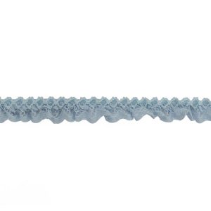 Crochet Lace Trim |  Baby Blue Criss Cross Crochet Trimming – 0.625" Crochet Lace Trim Crochet Lace Trim