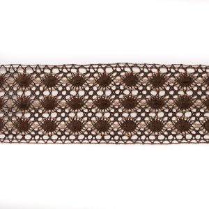 Crochet Lace Trim |  Brown/Tan Crochet Trim 3.75" Crochet Lace Trim Brown,Tan