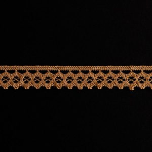 Crochet Lace Trim |  Gold Crochet Trim – 0.75" Crochet Lace Trim Crochet Lace Trim